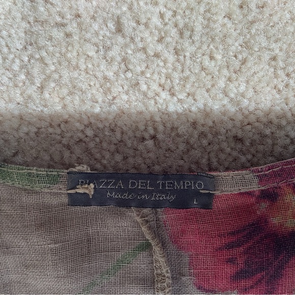 100% linen tunic/dress Made in Italy, L - Picture 5 of 11